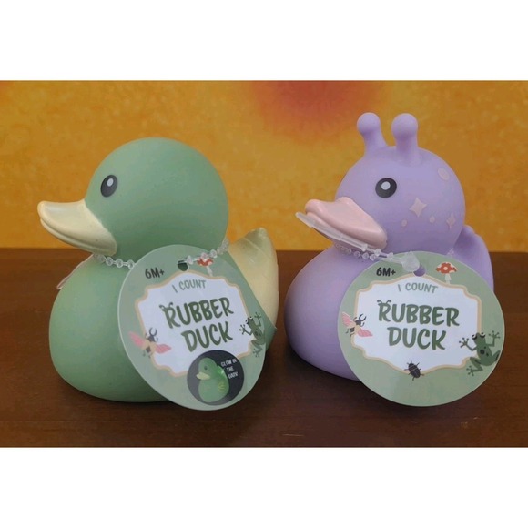 Target Other - Target Bullseye Playground Summer Rubber Duck Lot Of 2 Firefly And Fairy 2025